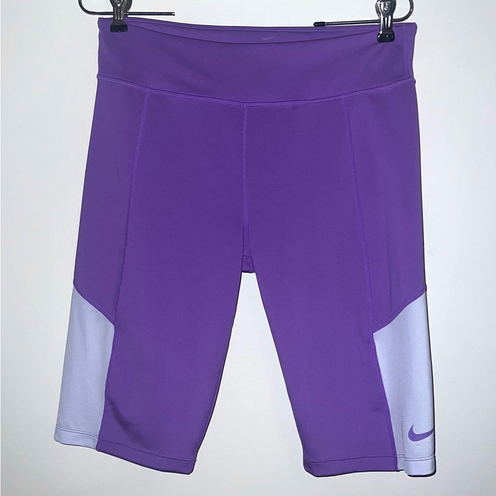 Nike Girls Plus Sized Bicycle High Rise Compression Athletic Shorts Sz XL +